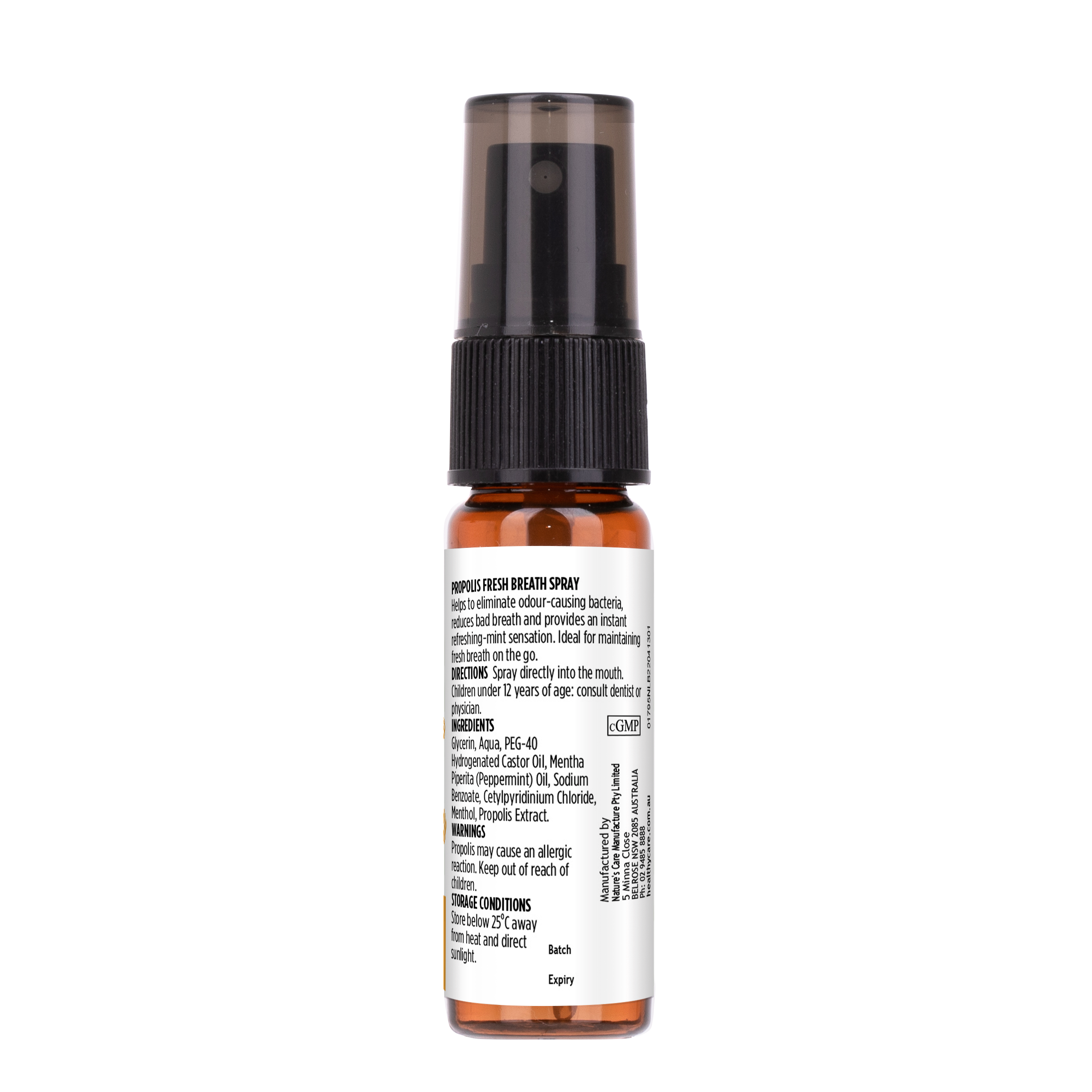 Propolis Fresh Breath Spray 25mL - Healthy Care Australia