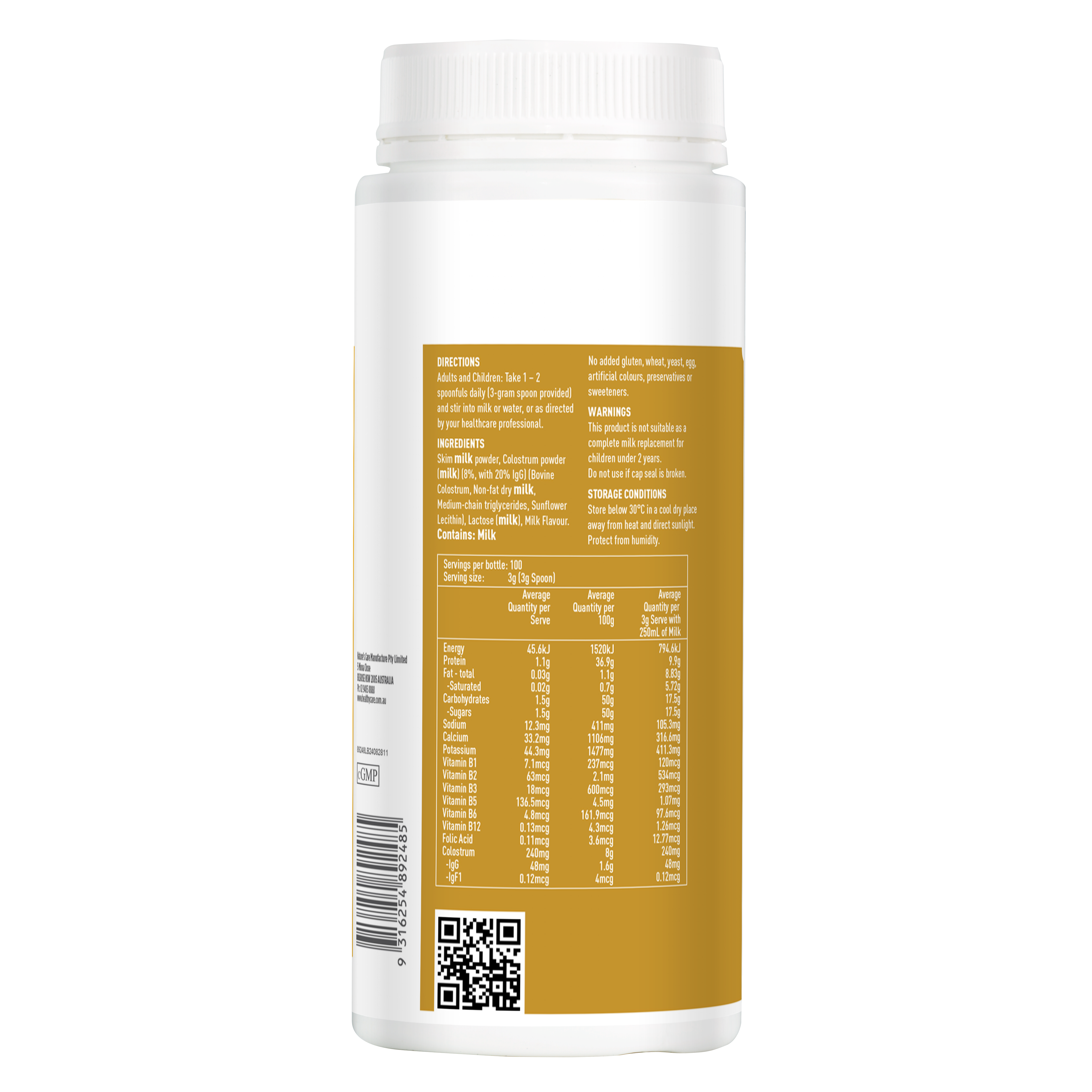 Healthy Care 初乳奶粉 - 300g