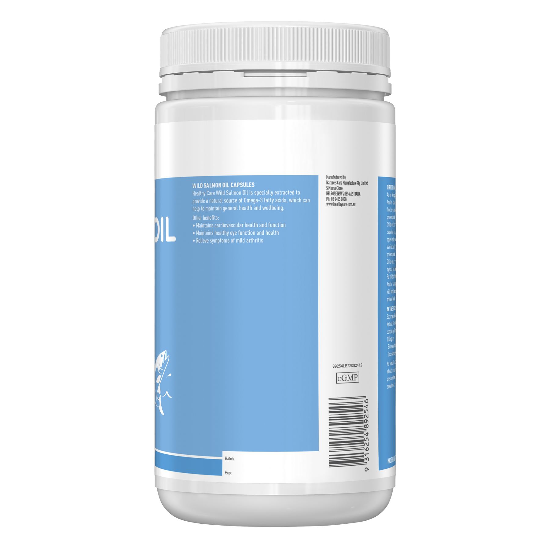 Minyak Salmon 1000mg 500 Kapsul