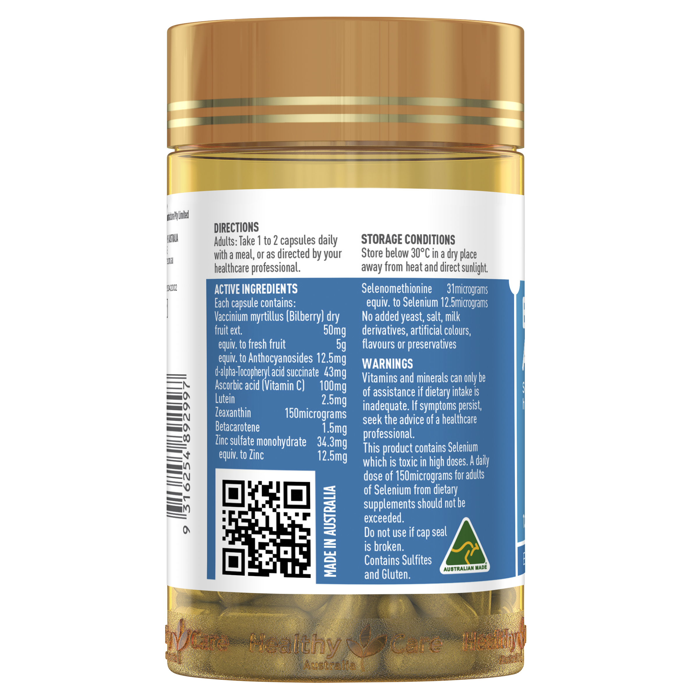Bilberi dan Lutein 120 Kapsul