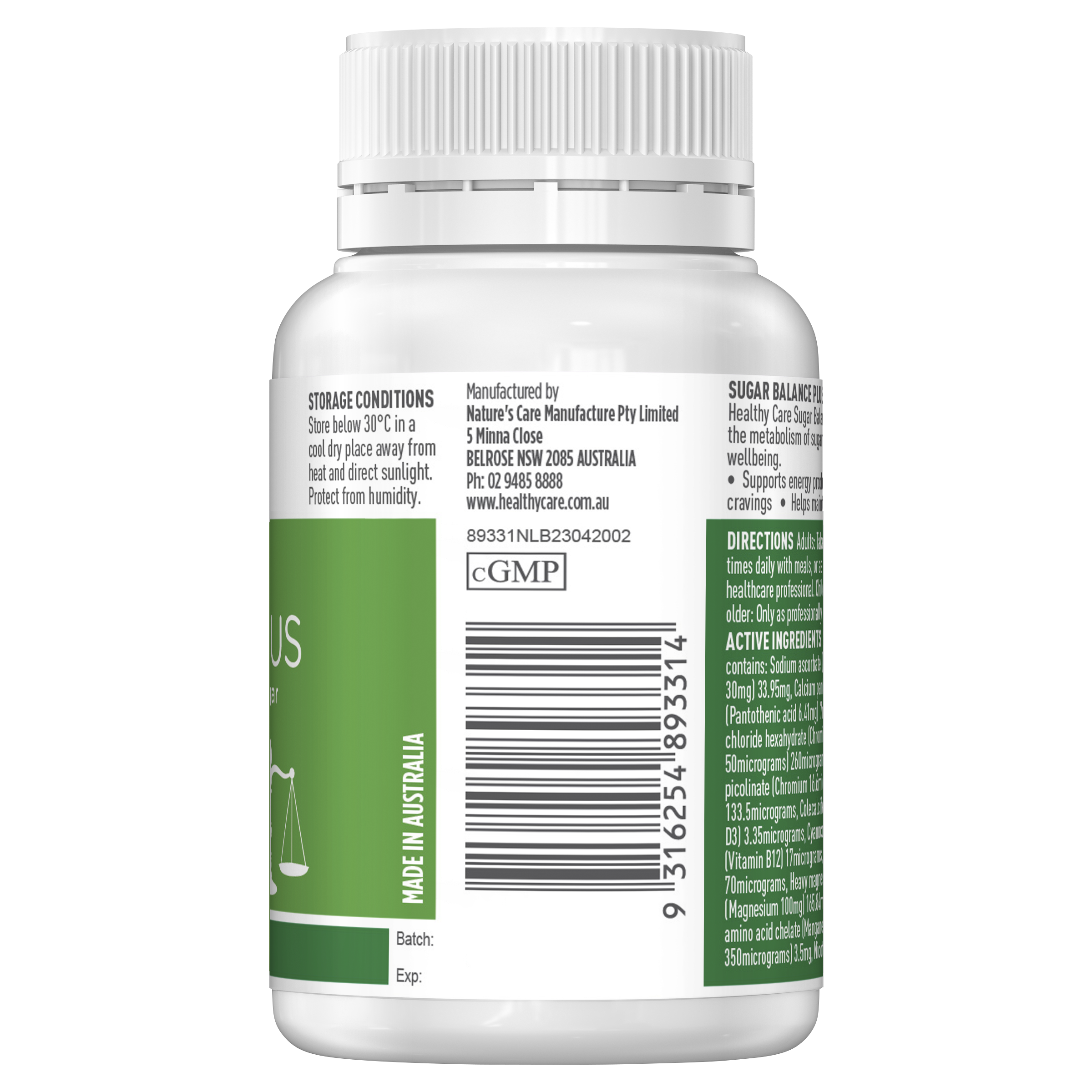 Healthy Care 糖平衡加 - 90 粒