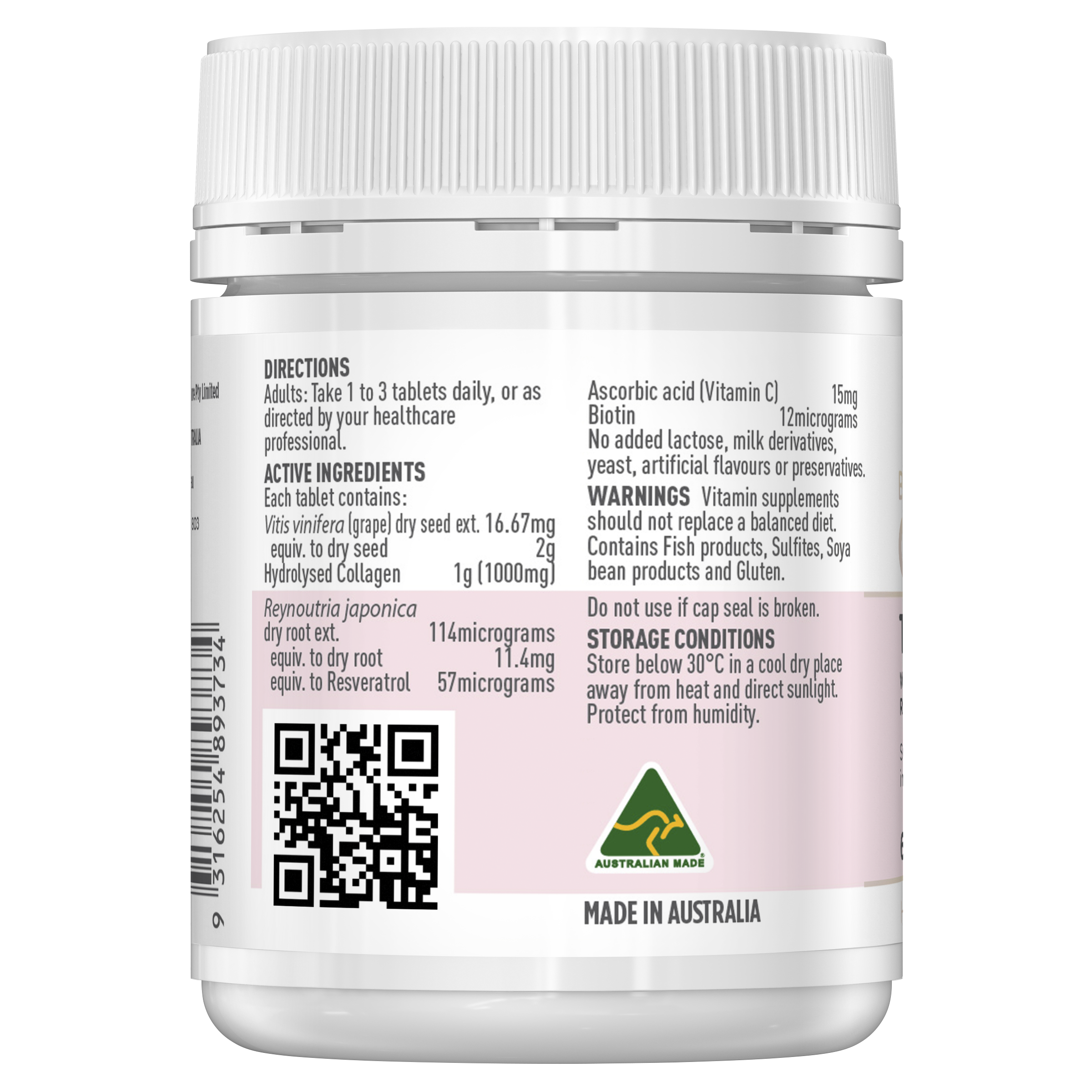 Healthy Care 美容胶原蛋白 60 片