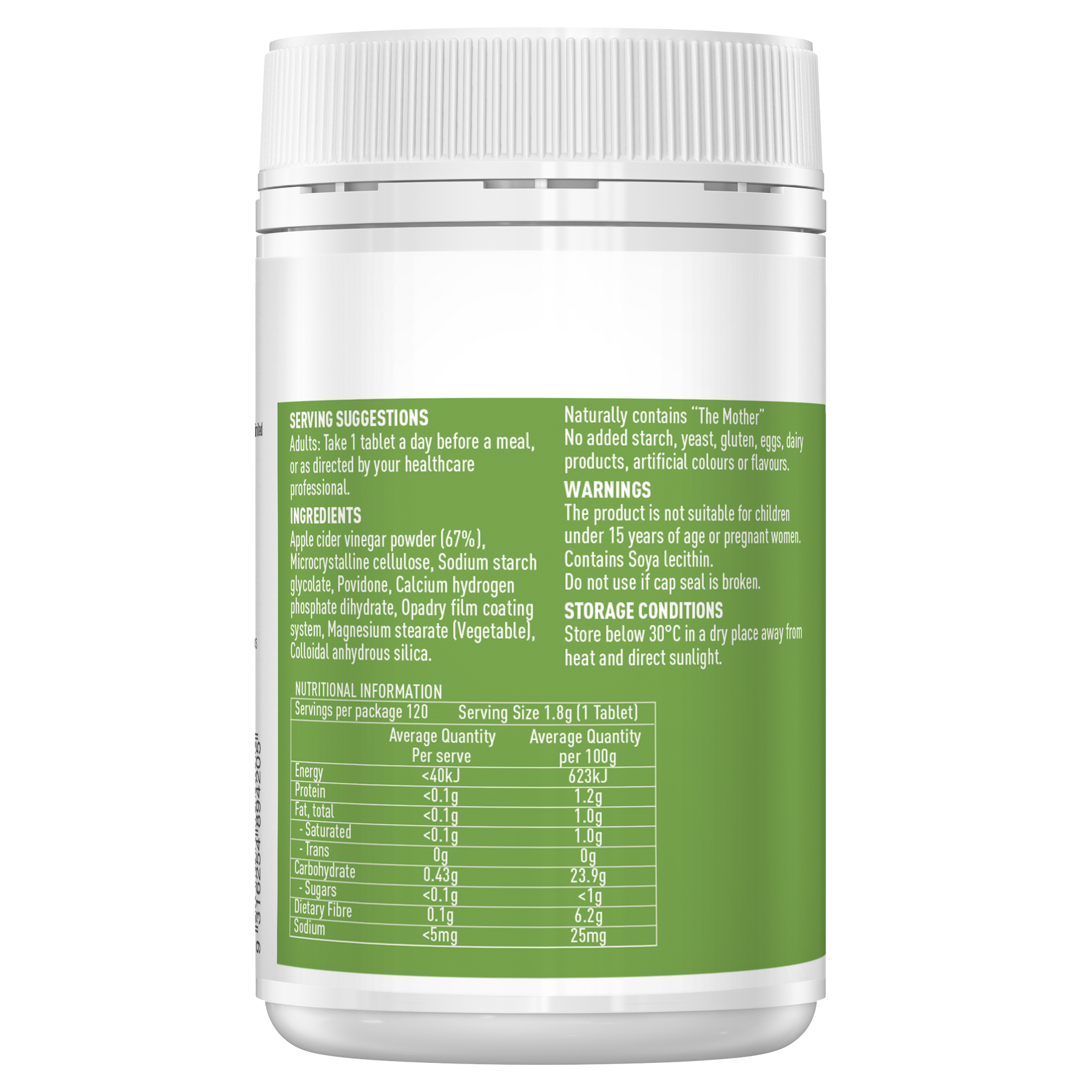 Cuka Cider Epal 1250mg 120 Tablet