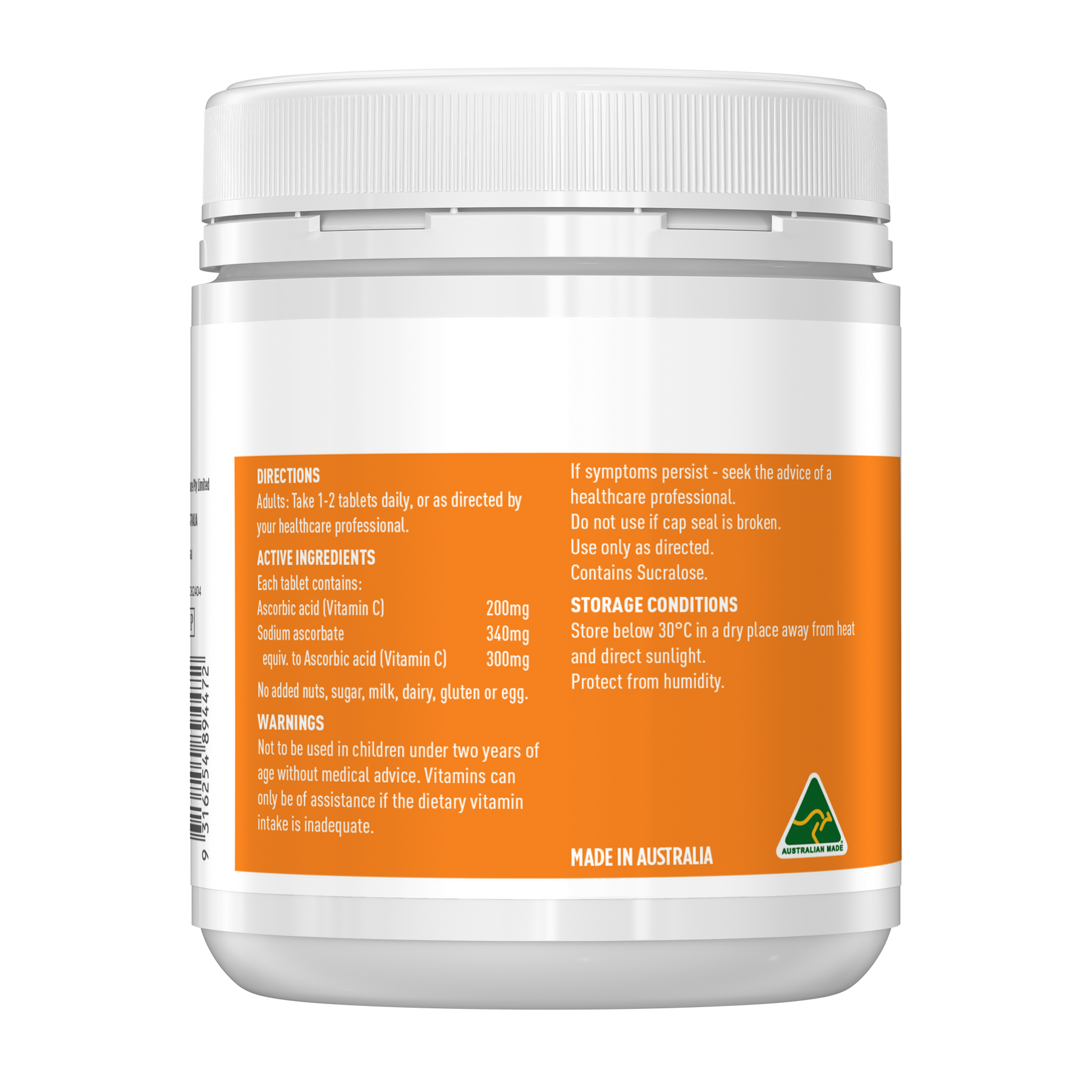 Vitamin C 500mg Boleh Kunyah 300 Tablet