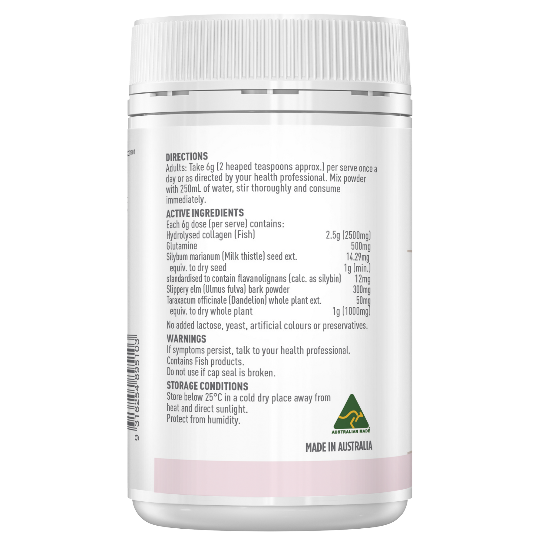Healthy Care Beauty Collagen + Gut Repair 120g