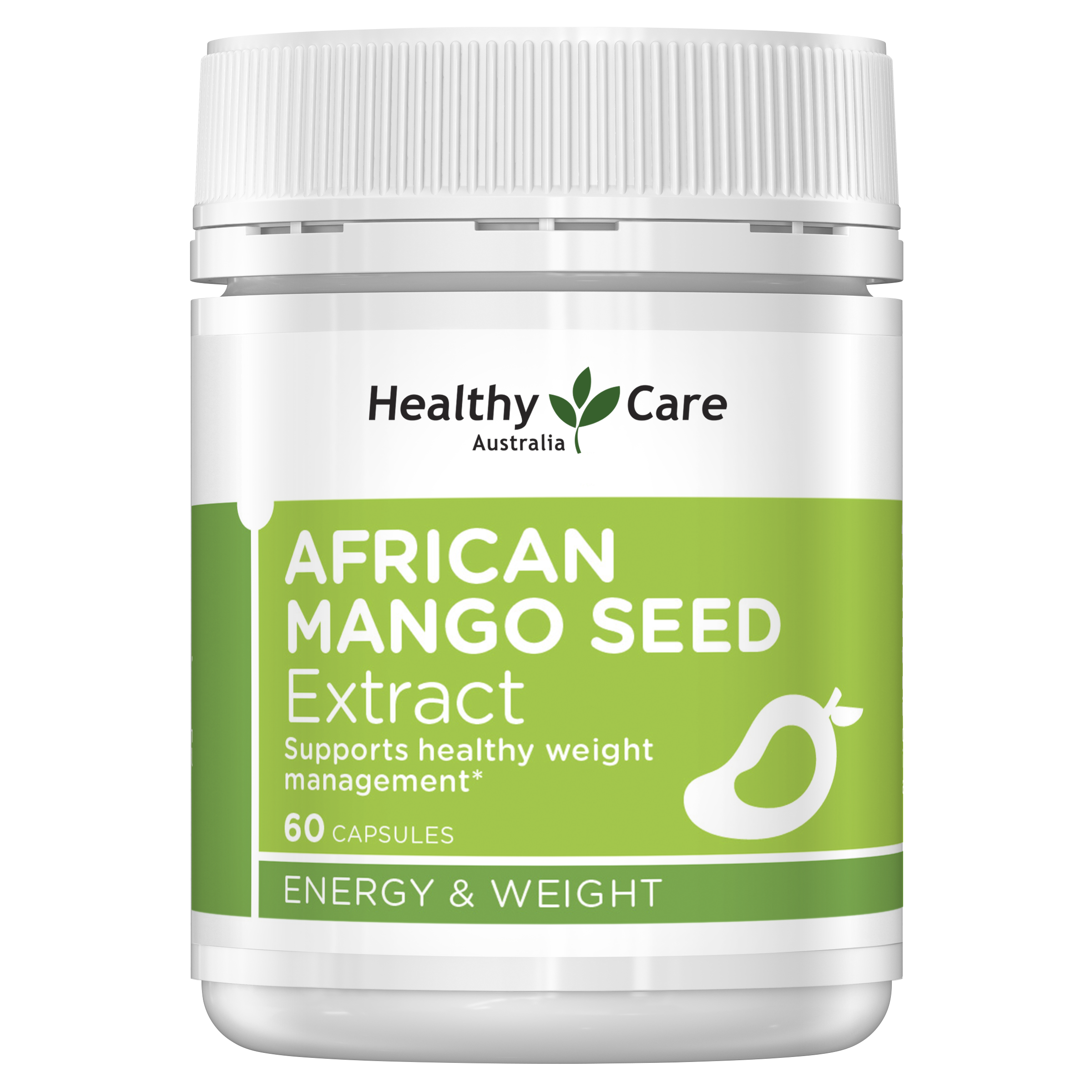 Healthy Care African Mango Seed Extract 60 Capsules - Healthy Care Australia