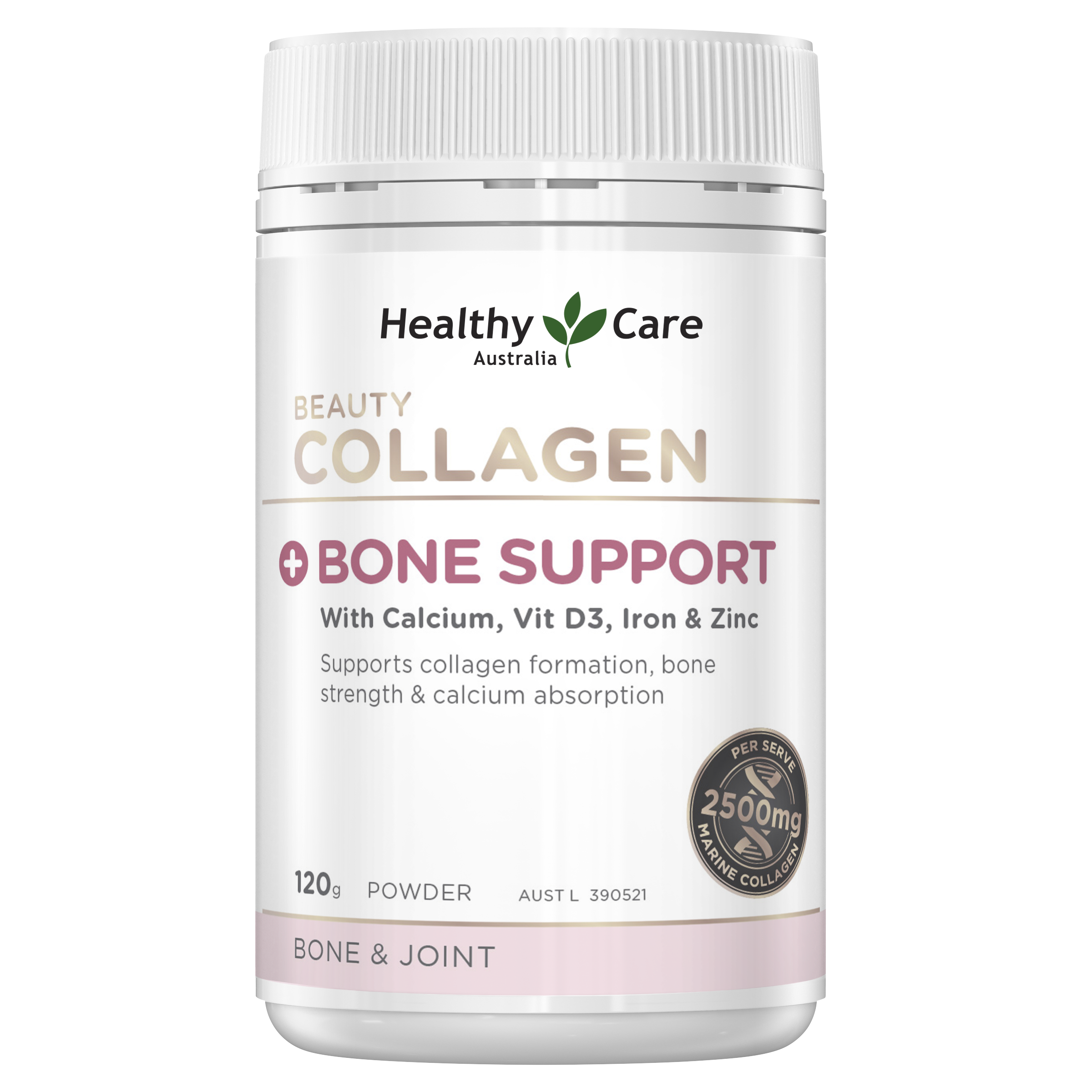 Healthy Care Beauty Collagen + Bone Support 120g