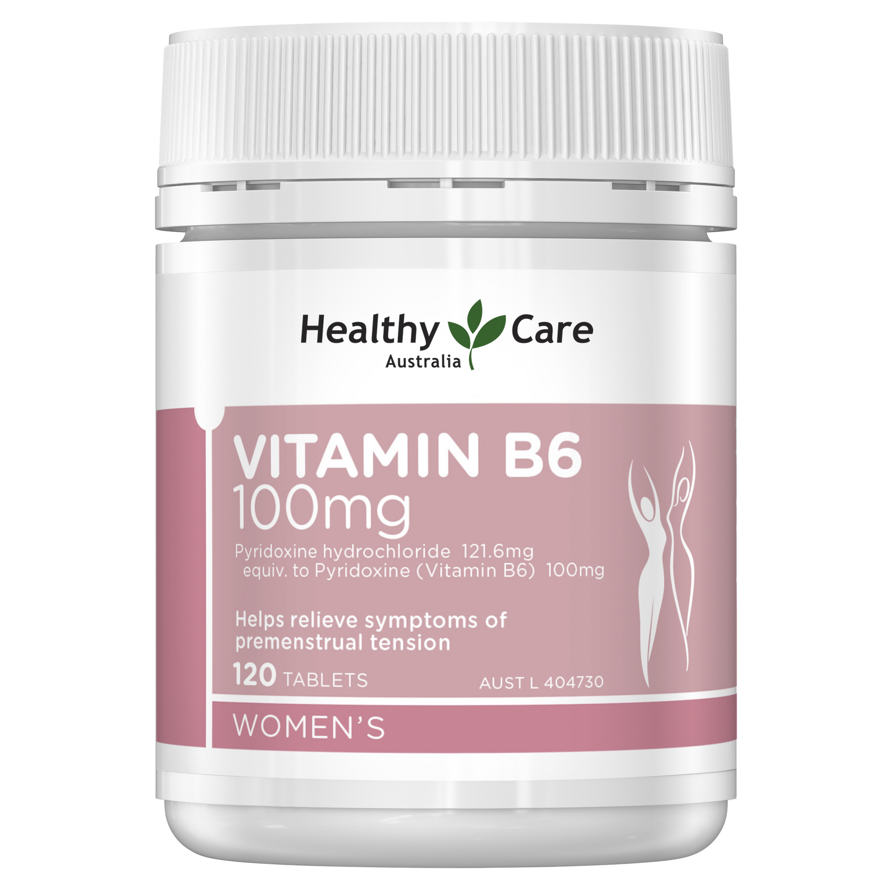 Healthy Care Vitamin B6 100mg - 120 Tablets