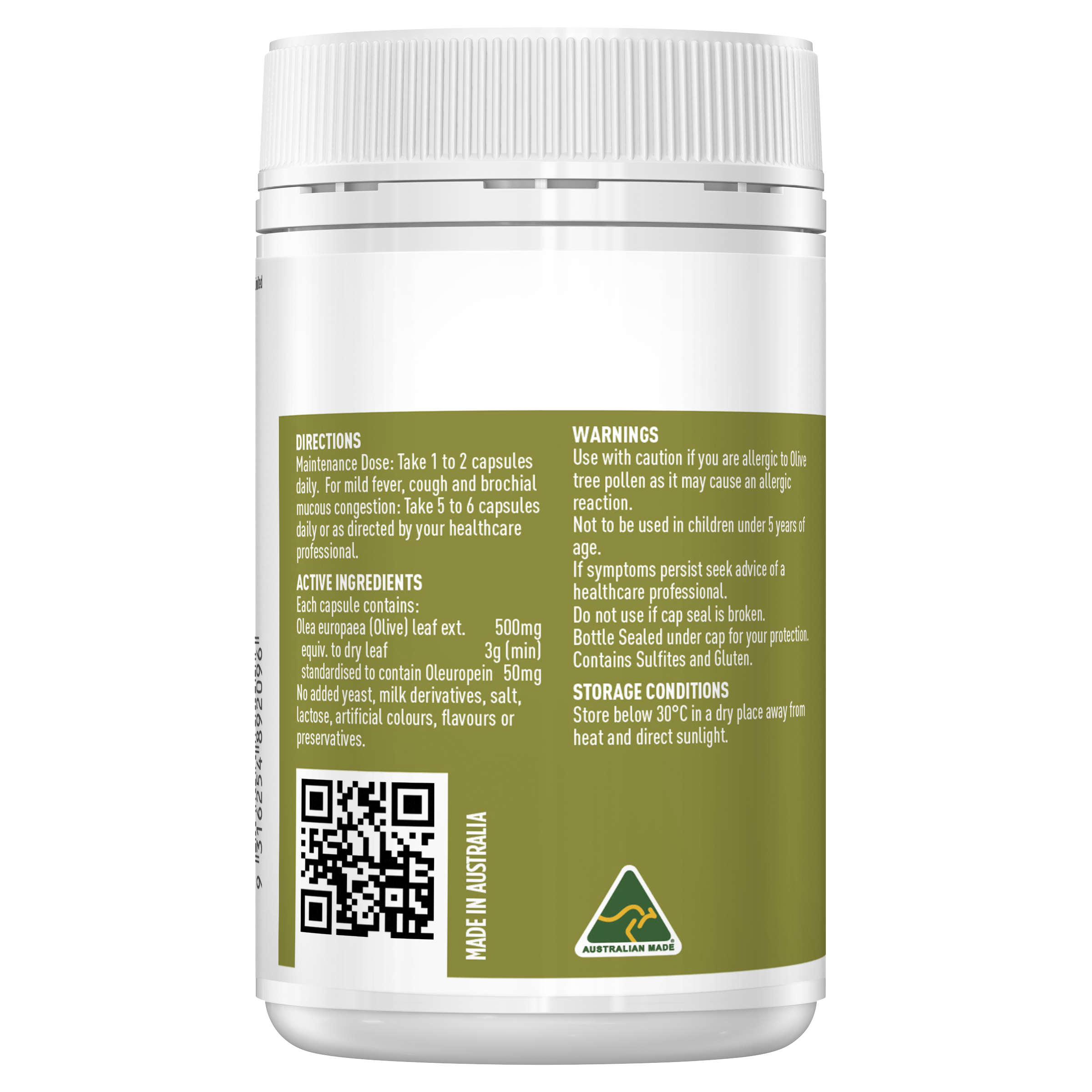 Healthy Care Olive Leaf 3000 - 100 capsules