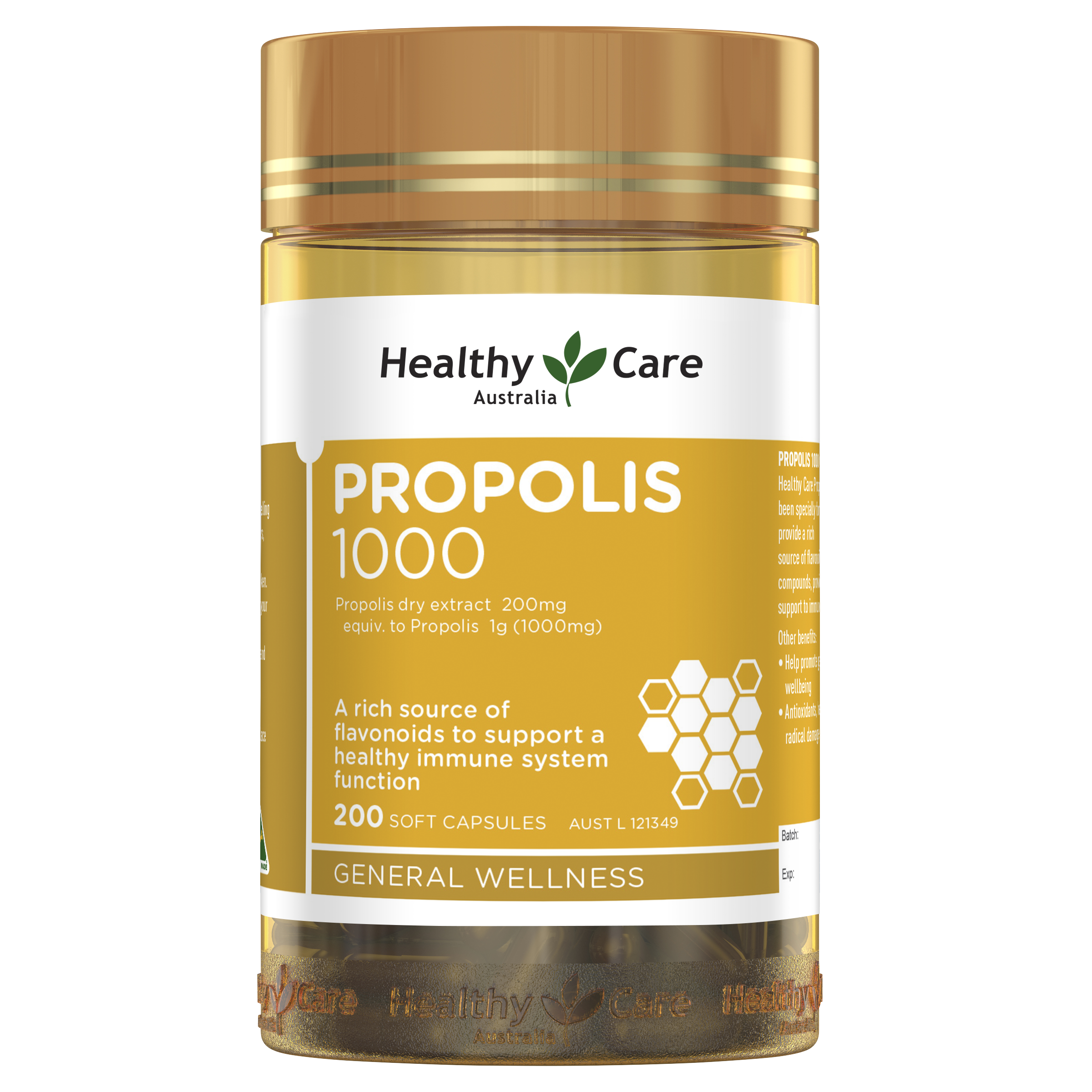 Healthy Care Propolis 1000 200 Capsules