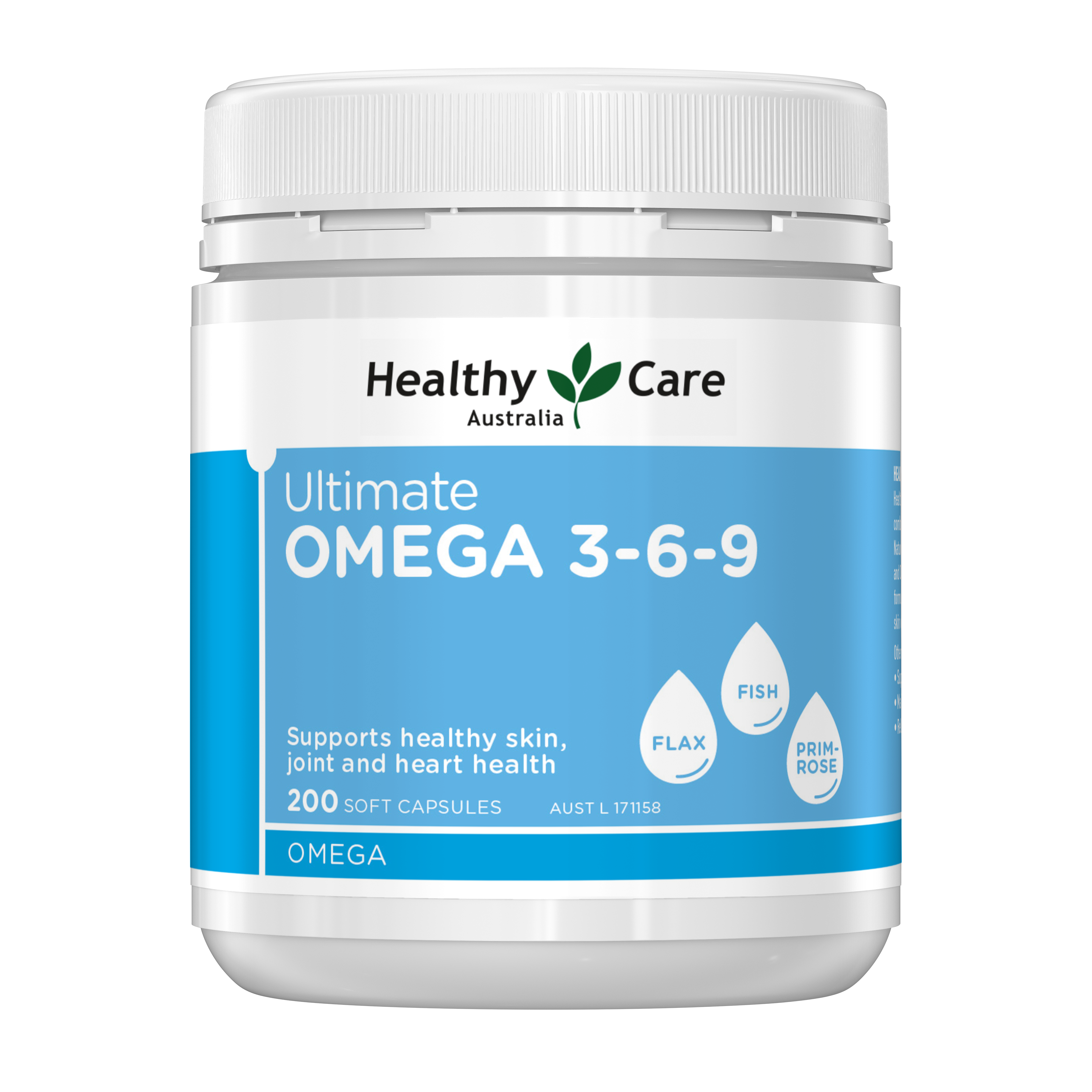 Healthy Care Ultimate Omega 3-6-9 200 Capsules