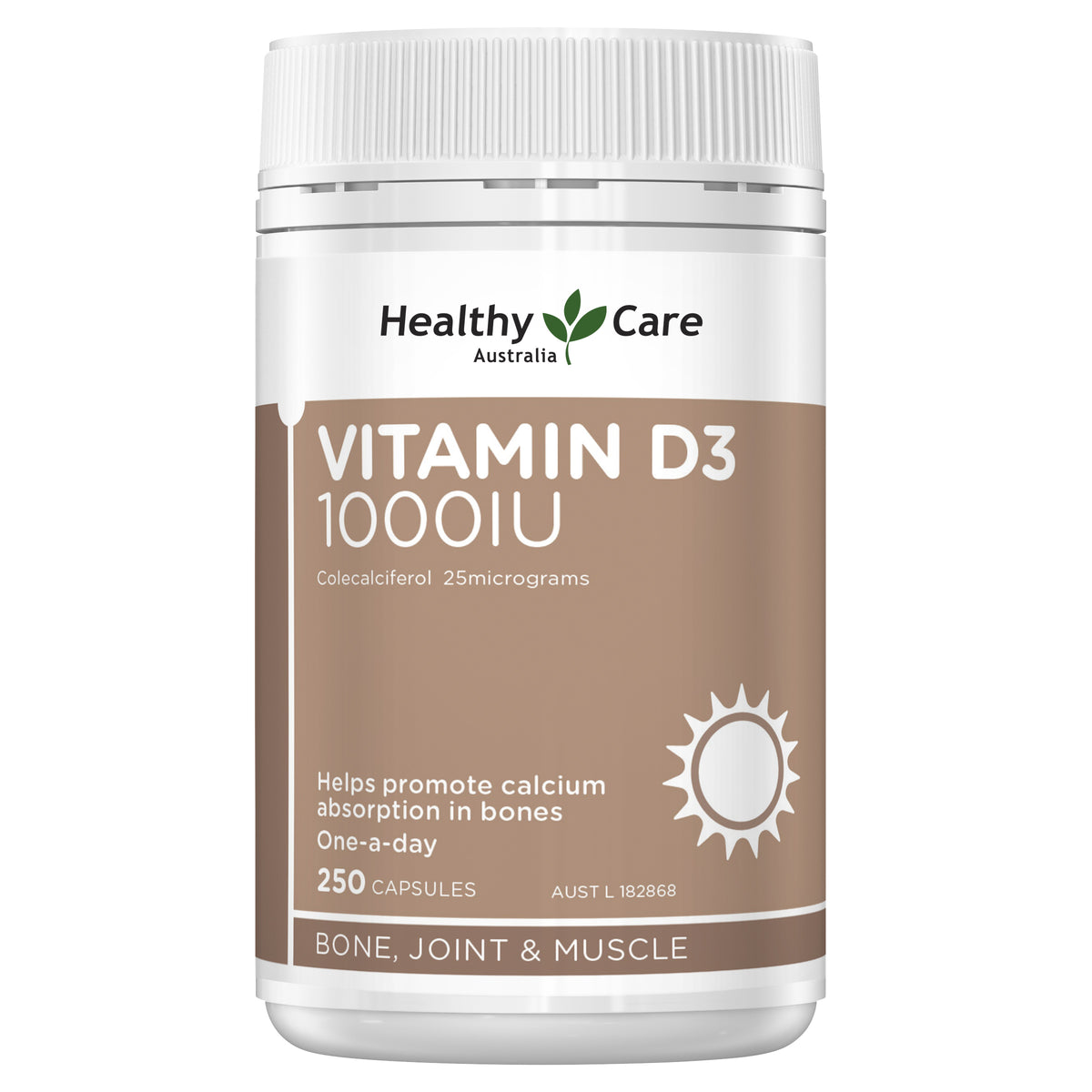 Vitamin D3 1000IU 250 Kapsul