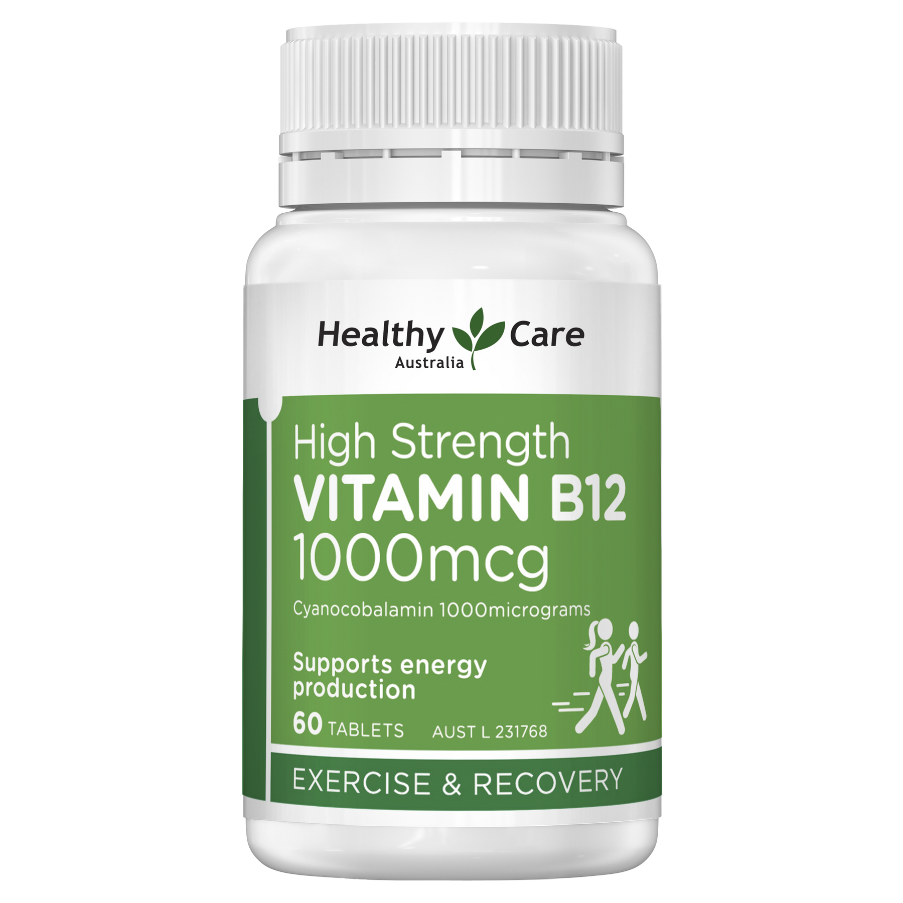 Vitamin B12 Kekuatan Tinggi 1000mcg 60 Tablet