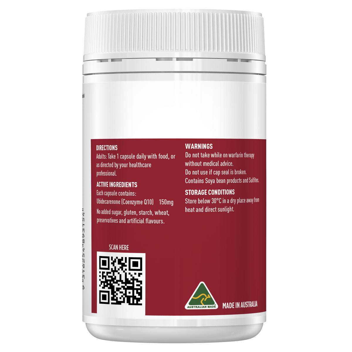 Healthy Care CoEnzyme Q10 150mg  100 Capsules