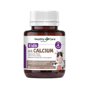 Healthy Care Kids Milk Calcium - 60 Capsules