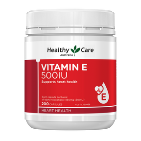 Healthy Care Vitamin E 500IU - 200 Capsules