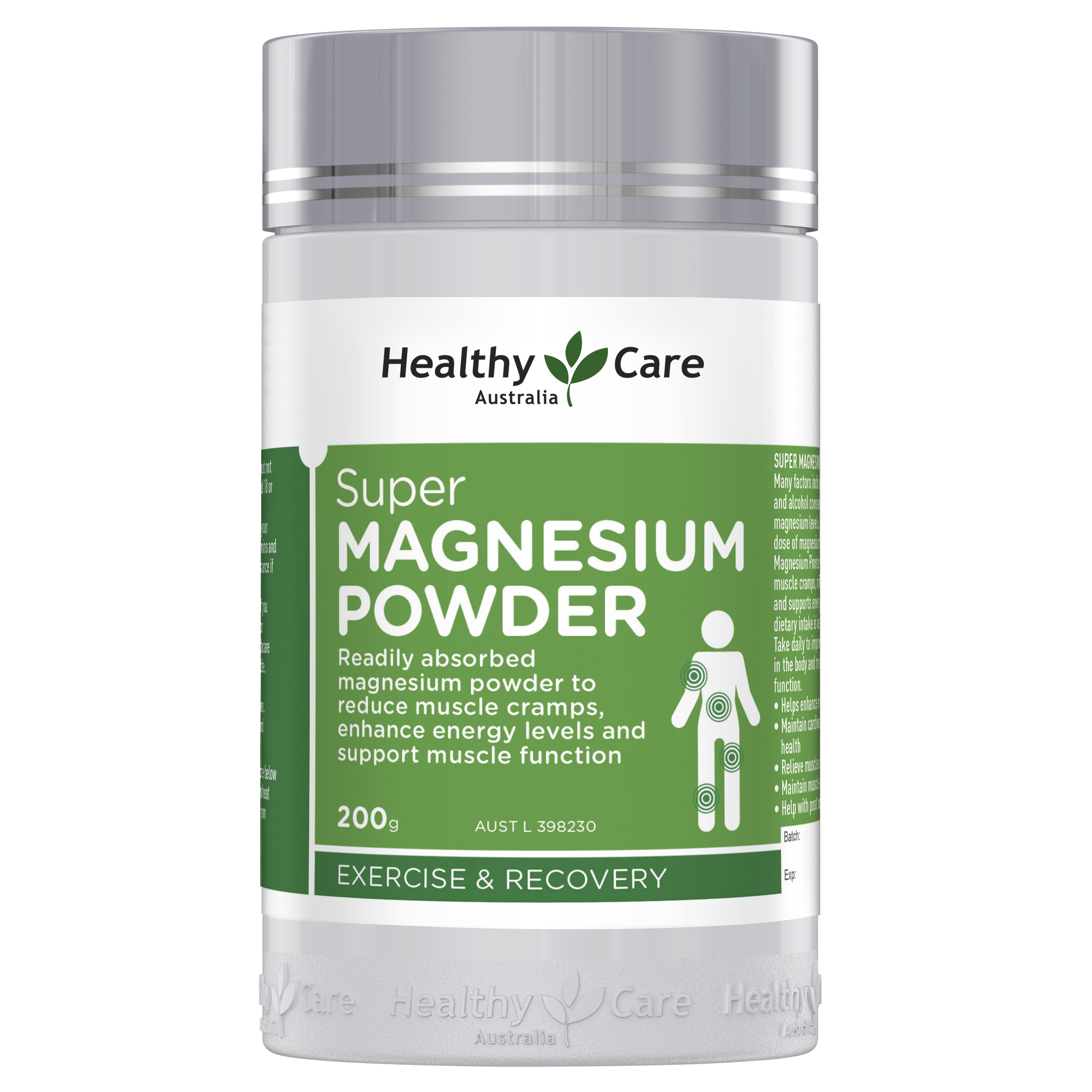 Healthy Care Super Magnesium Powder 200g