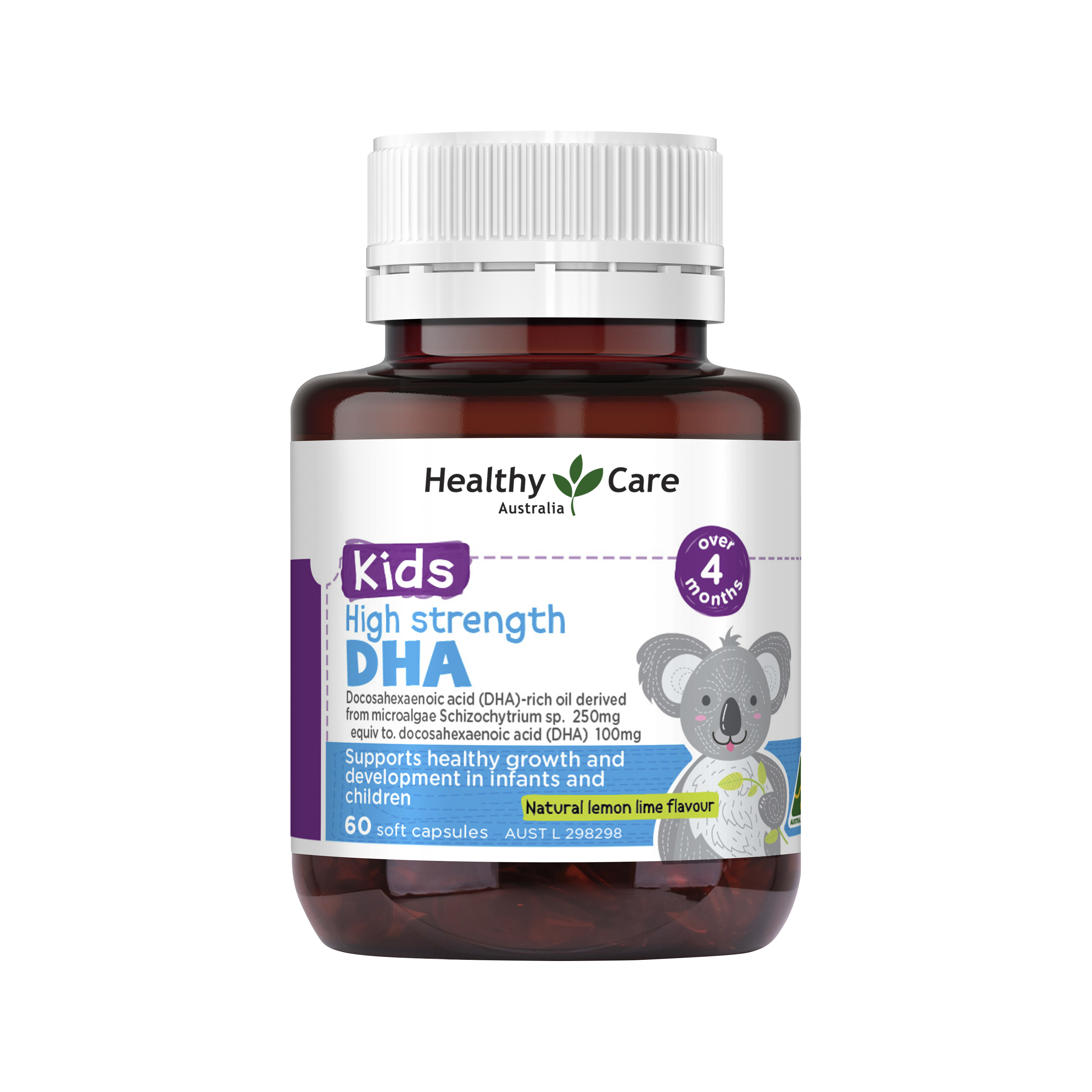 Healthy Care 儿童高强度 DHA - 60粒