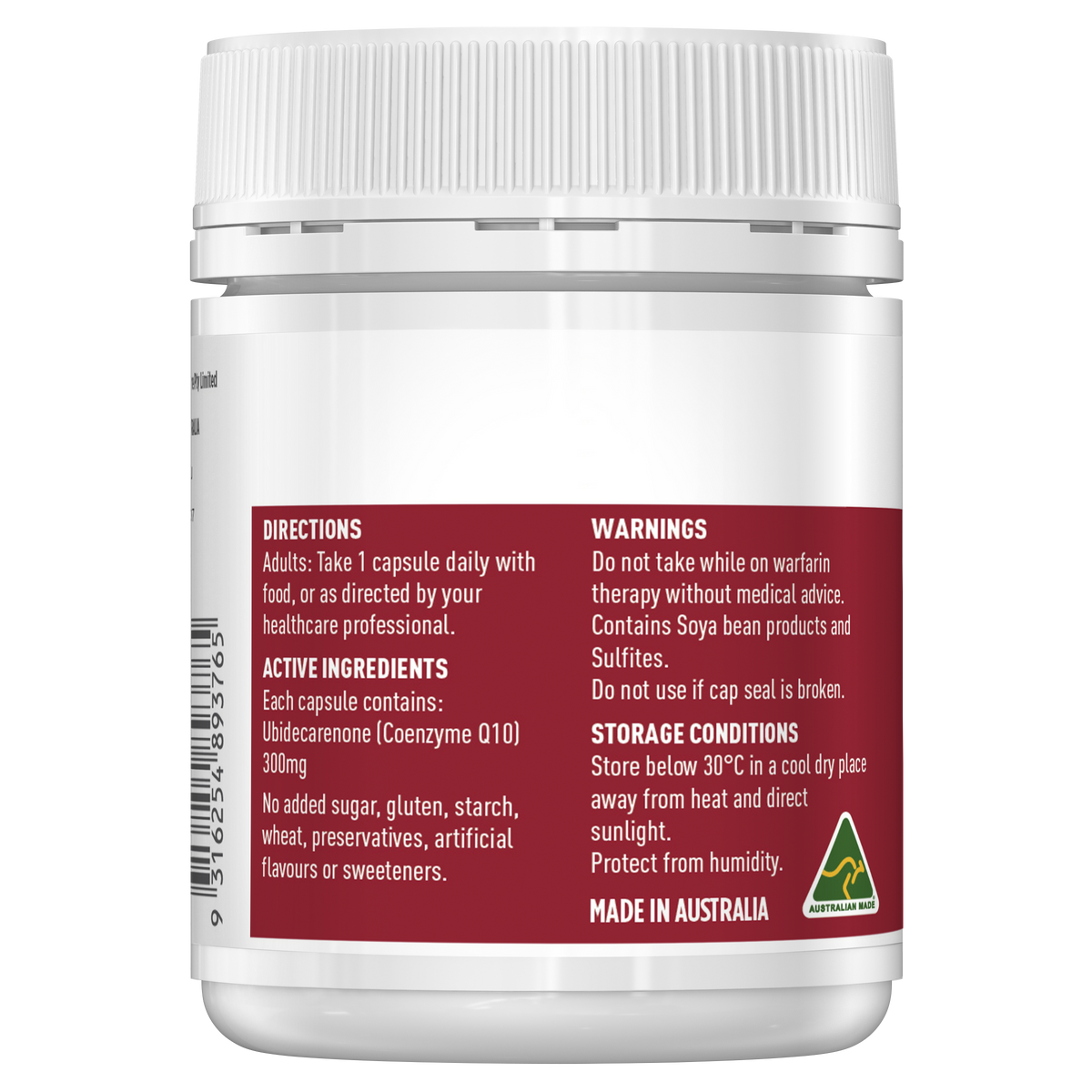 Ultra Strength Co Enzyme Q10 300mg 60 Kapsul