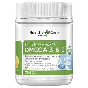 Healthy Care Pure Vegan Omega 3-6-9 - 60 Capsules