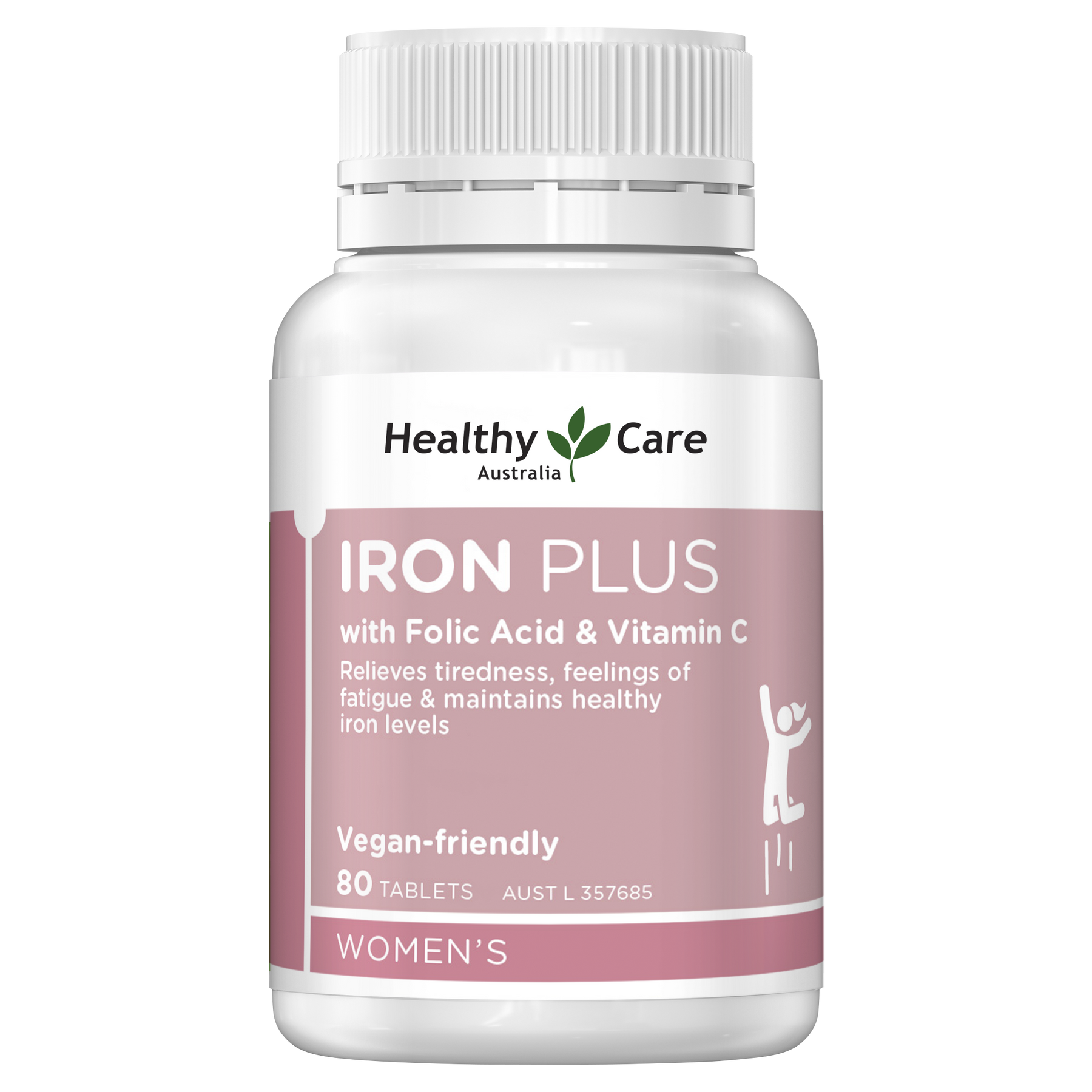 Iron Plus dengan Asid Folik &amp; Vitamin C 80 biji