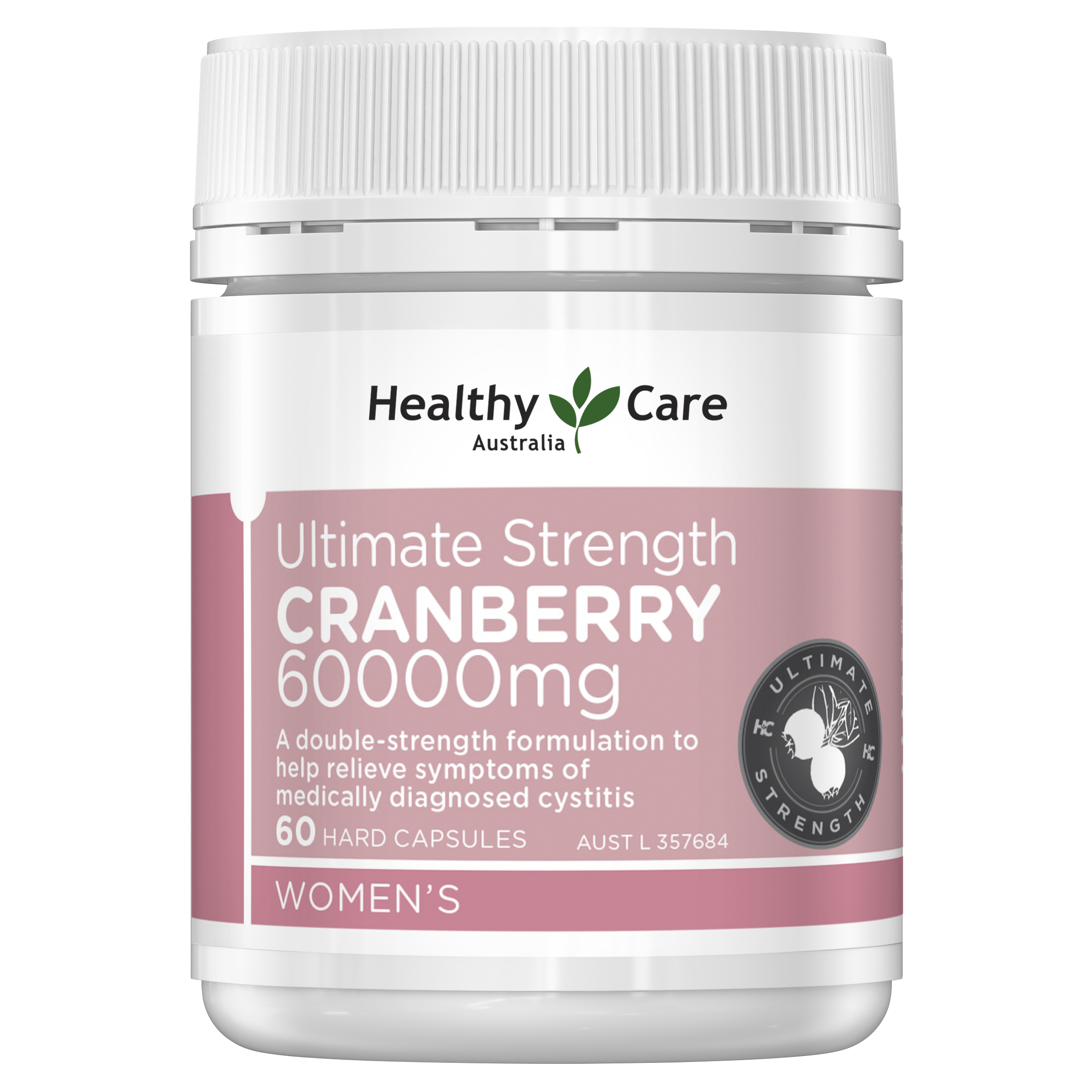 Healthy Care Ultimate Strength Cranberry 60000mg - 60 capsules