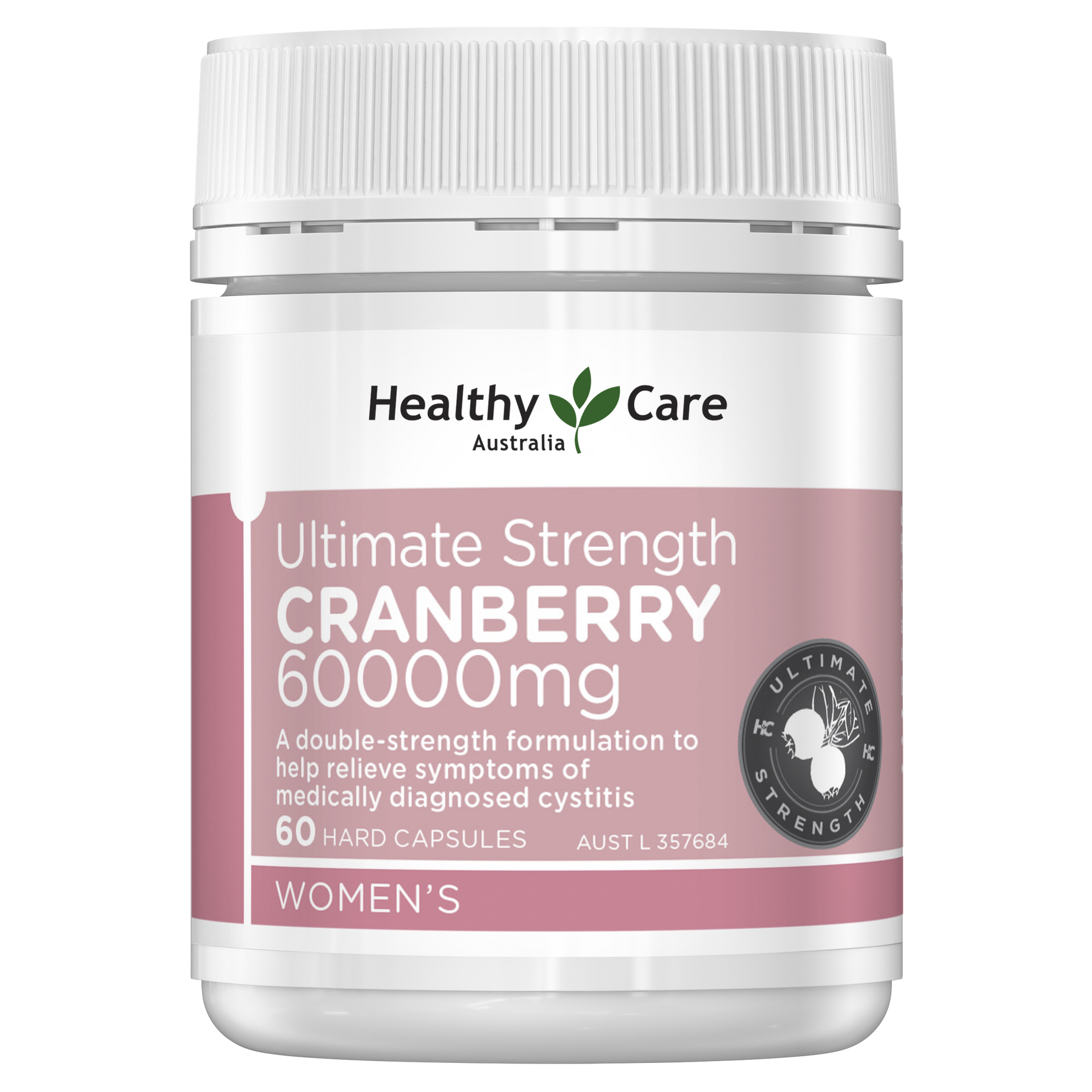 Healthy Care Ultimate Strength Cranberry 60000mg - 60 capsules