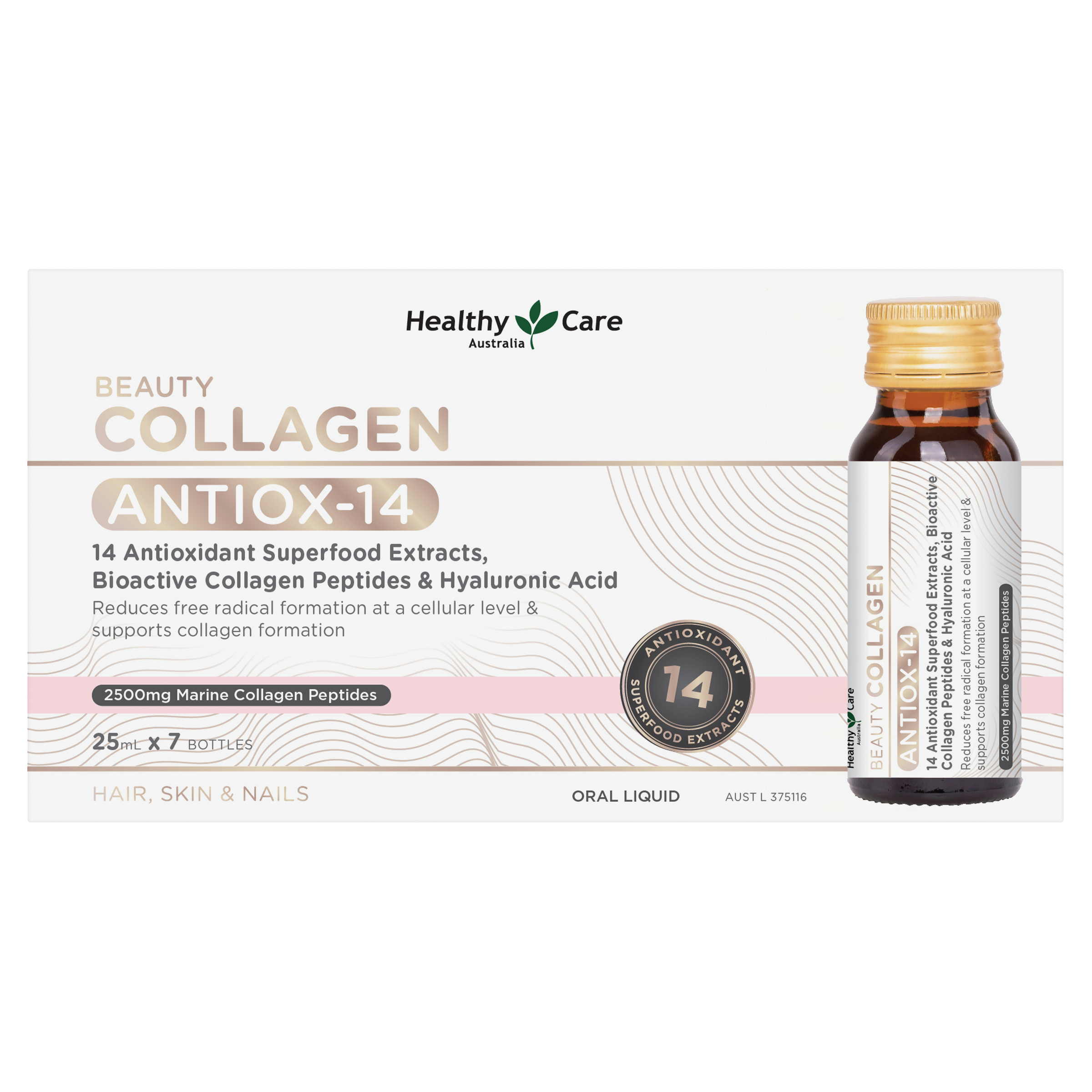 Beauty Collagen Antiox-14 PLUS Shots 25 毫升 x 7 包