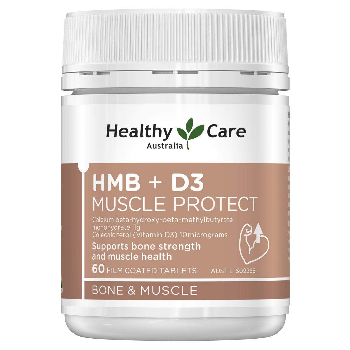 Healthy Care HMB + D3 Muscle Protect - 60 Tablets