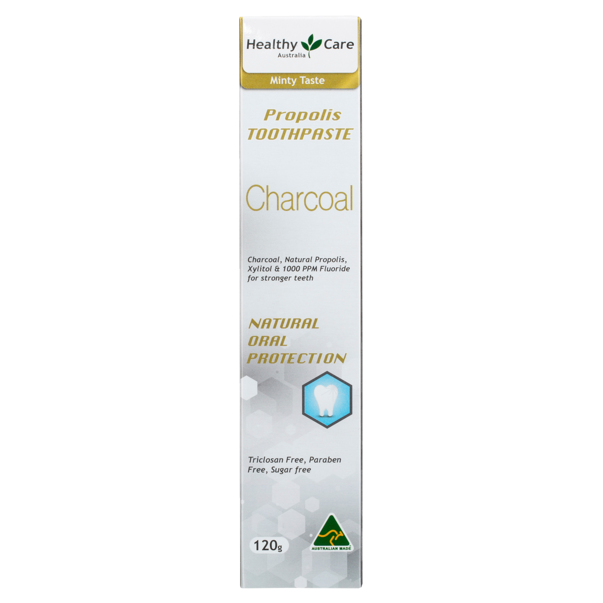 Charcoal Propolis Toothpaste (whiten and protect teeth from stains)-Healthy Care Australia
