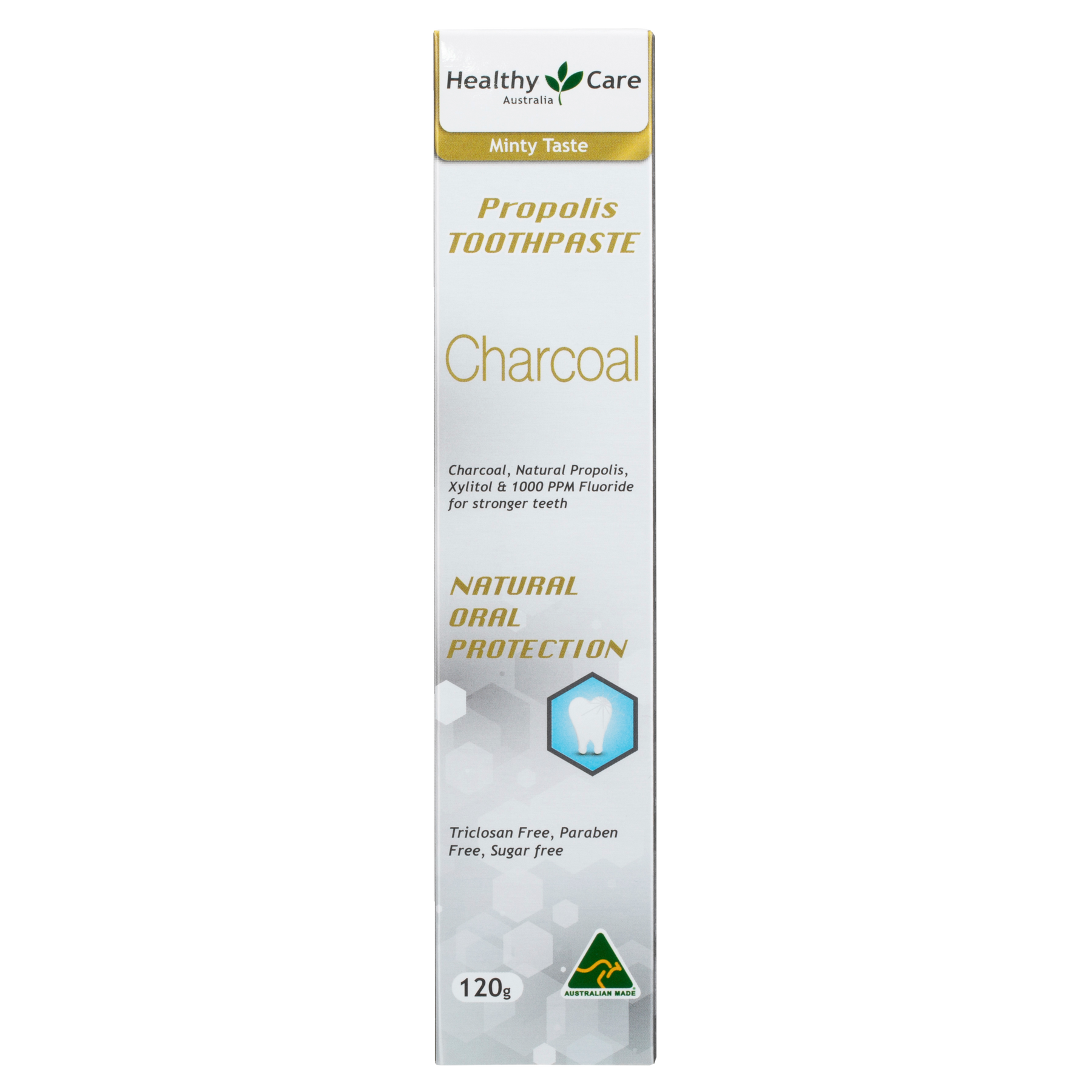 Charcoal Propolis Toothpaste (whiten and protect teeth from stains)-Healthy Care Australia