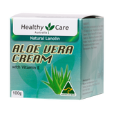Aloe Vera Cream 100g in box packaging-Lotion & Moisturizer-Healthy Care Australia