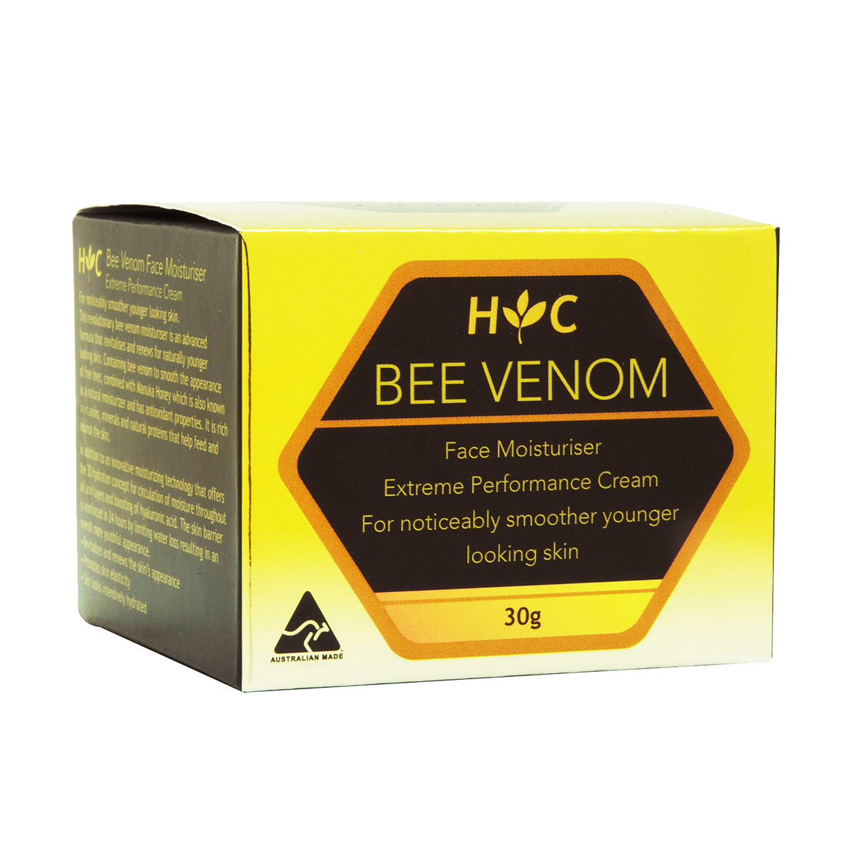 Bee Venom Face Moisturiser 30g-Lotion & Moisturizer in box packaging-Healthy Care Australia