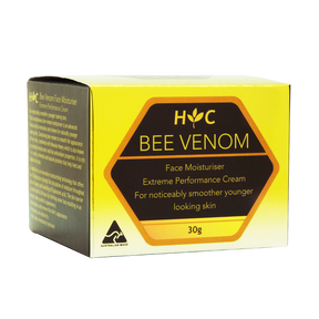 Bee Venom Face Moisturiser 30g-Lotion & Moisturizer in box packaging-Healthy Care Australia
