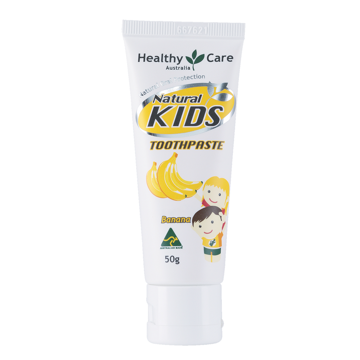 Natural Kids Toothpaste Banana Flavour 50g-Toothpaste-Healthy Care Australia