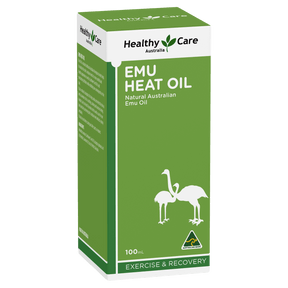 Emu Heat Oil 100mL (in box packaging)-Healthy Care Australia