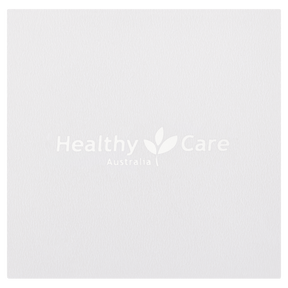 Healthy Care Australia Logo in gray background
