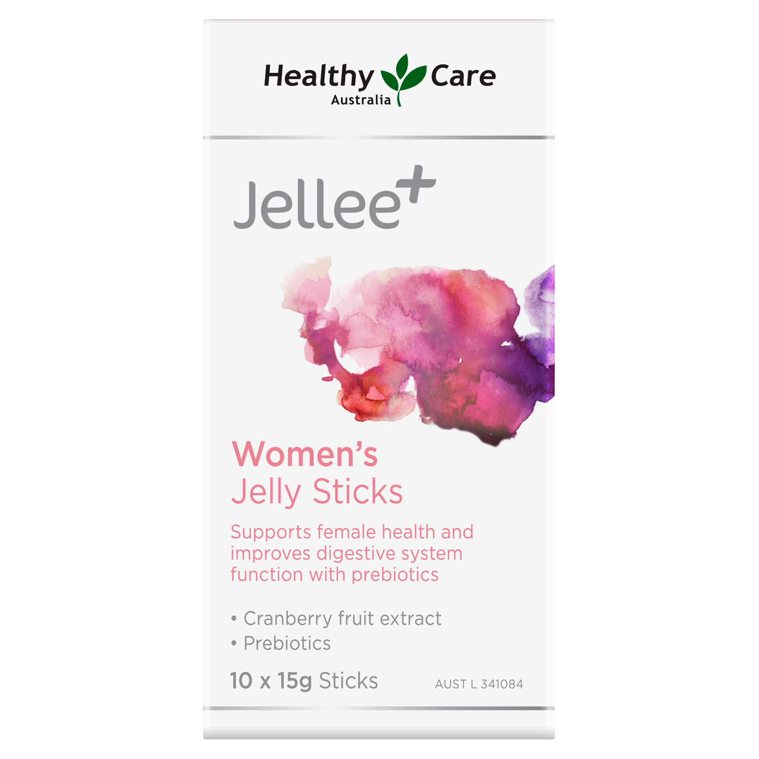 Jellee+ Women Jelly Sticks 10 x 15g Label-Vitamins & Supplements-Healthy Care Australia
